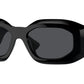 Versace VE4425U Irregular Sunglasses  542287-Black 54-145-18 - Color Map Black