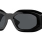 Versace VE4425U Irregular Sunglasses  GB1/87-Black 54-145-18 - Color Map Black
