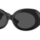 Versace VE4426BU Oval Sunglasses  GB1/87-Black 54-145-18 - Color Map Black