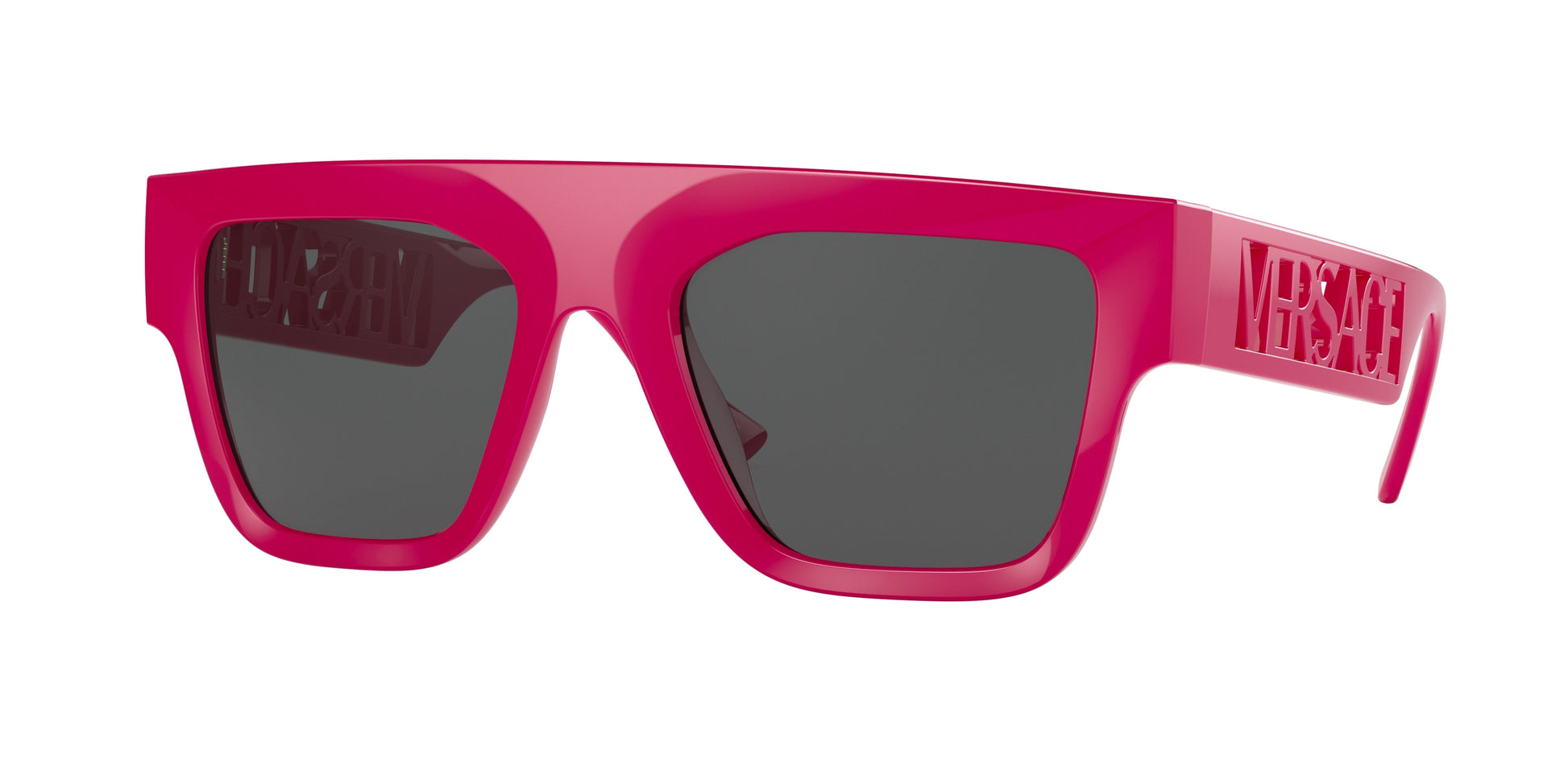 Versace VE4430U Rectangle Sunglasses  536787-Fuxia 53-140-20 - Color Map Violet