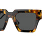 Versace VE4431 Square Sunglasses  514887-Havana 50-145-22 - Color Map Tortoise