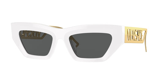 Versace VE4432U Irregular Sunglasses  401/87-White 53-145-20 - Color Map White