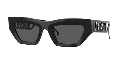 Versace VE4432U Irregular Sunglasses  523287-Black 53-145-20 - Color Map Black