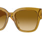 Versace VE4437U Pillow Sunglasses  53472L-Transparent Honey 54-140-20 - Color Map Yellow