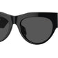 Versace VE4440U Irregular Sunglasses  GB1/87-Black 56-145-19 - Color Map Black