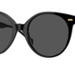 Versace VE4442F Phantos Sunglasses  GB1/87-Black 55-140-20 - Color Map Black