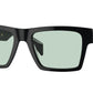 Versace VE4445 Rectangle Sunglasses  GB1/M1-Black 54-145-19 - Color Map Black