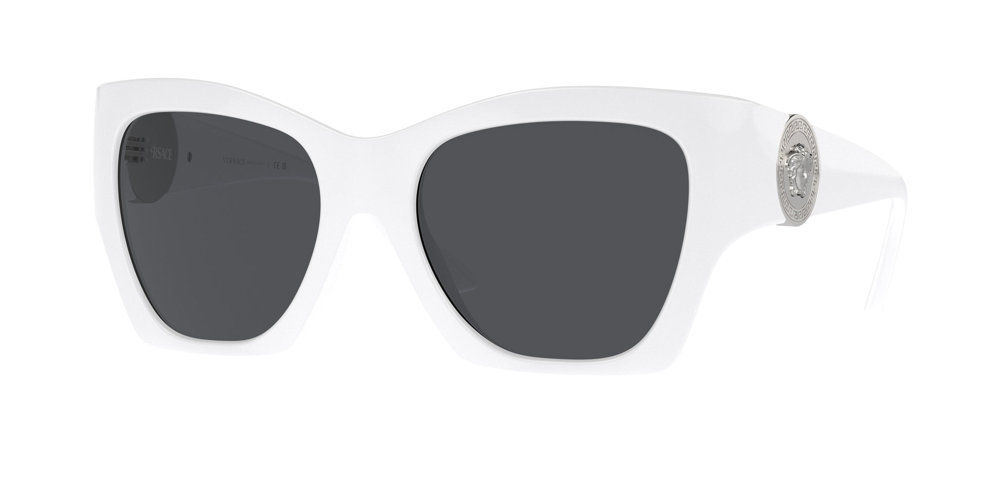Versace VE4452 Irregular Sunglasses  314/87-White 55-135-19 - Color Map White