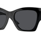 Versace VE4452 Irregular Sunglasses  GB1/87-Black 55-135-19 - Color Map Black