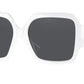 Versace VE4453 Square Sunglasses  314/87-White 56-135-17 - Color Map White