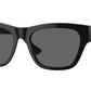 Versace VE4457 Square Sunglasses  GB1/87-Black 55-145-18 - Color Map Black