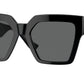 Versace VE4458F Butterfly Sunglasses  GB1/87-Black 54-135-19 - Color Map Black