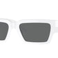 Versace VE4459F Rectangle Sunglasses  314/87-White 54-140-18 - Color Map White