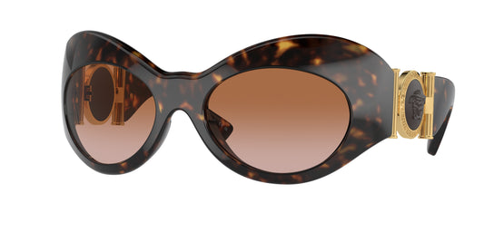 Versace VE4462 Irregular Sunglasses  108/13-Havana 58-115-20 - Color Map Tortoise