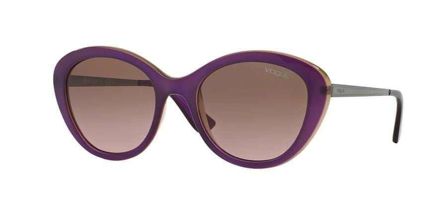 Vogue VO2870S Cat Eye Sunglasses  226814-TOP TR VIOLET/TR YELLO 52-19-135 - Color Map violet