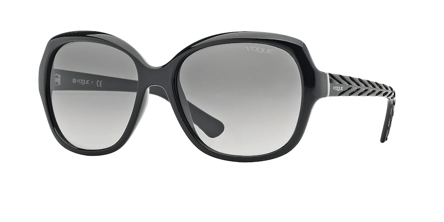 Vogue VO2871S Square Sunglasses  W44/11-BLACK 56-16-135 - Color Map black