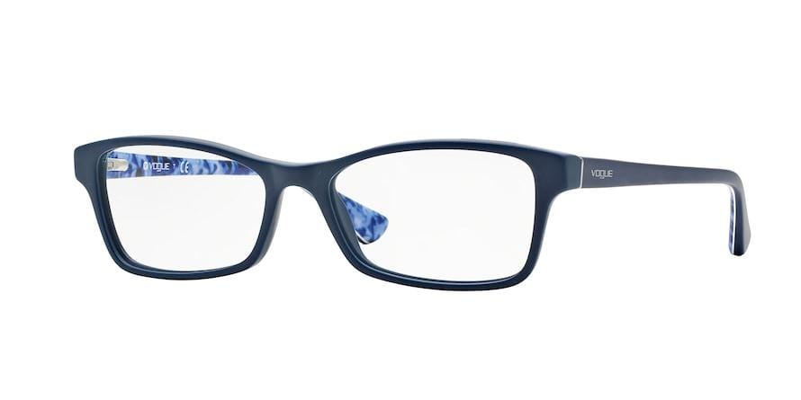 Vogue VO2886 Butterfly Eyeglasses  2225-MATTE BLUE 51-16-135 - Color Map blue