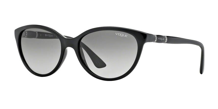 Vogue VO2894SB Oval Sunglasses  W44/11-BLACK 56-17-140 - Color Map black