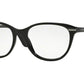 Vogue VO2937 Oval Eyeglasses  W44-BLACK 53-17-140 - Color Map black