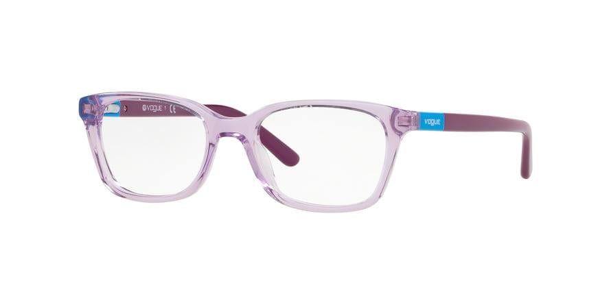 Vogue VO2967 Square Eyeglasses  2686-TRANSPARENT VIOLET 47-16-130 - Color Map violet