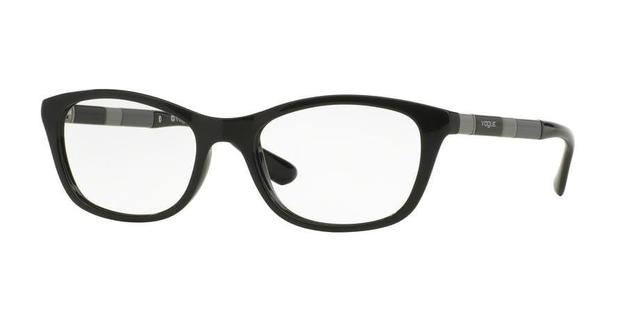 Vogue VO2969 Cat Eye Eyeglasses  W44-BLACK 50-17-135 - Color Map black