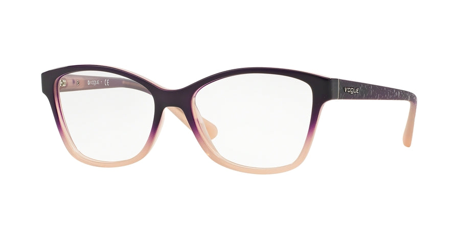 Vogue VO2998 Cat Eye Eyeglasses  2347-VIOLET GRADIENT/OPAL POWDER 54-16-140 - Color Map purple/reddish