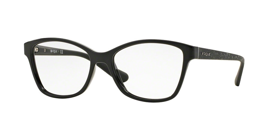 Vogue VO2998 Cat Eye Eyeglasses  W44-BLACK 54-16-140 - Color Map black