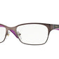 Vogue VO3918 Pillow Eyeglasses  934-BRUSHED BROWN 52-17-135 - Color Map brown
