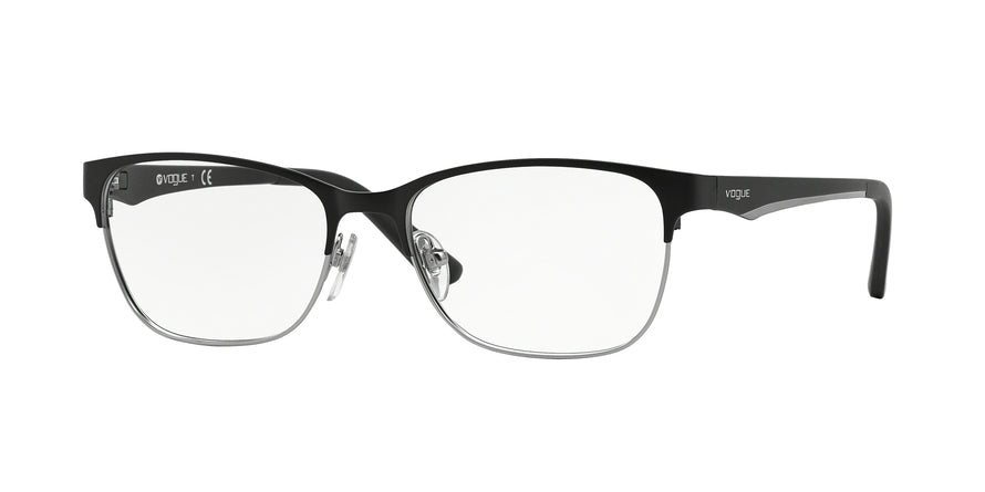 Vogue VO3940 Square Eyeglasses  352S-MATTE BLACK 52-16-140 - Color Map black