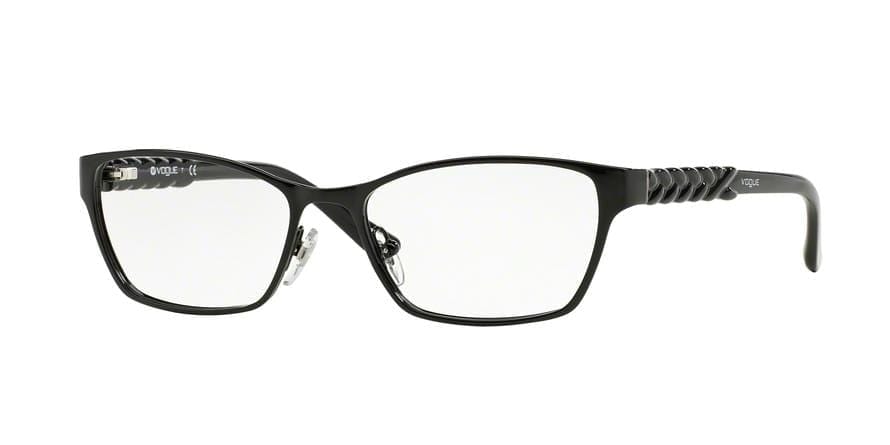 Vogue VO3947 Pillow Eyeglasses  352-BLACK 52-16-135 - Color Map black
