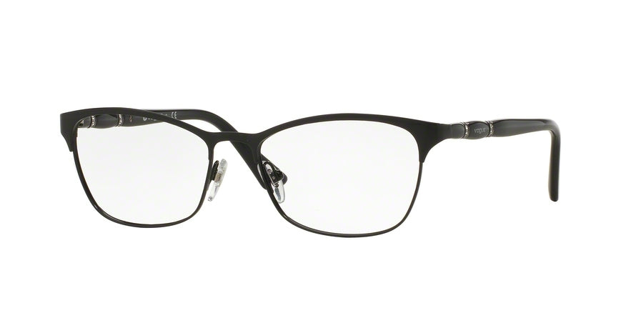 Vogue VO3987B Cat Eye Eyeglasses  352-BLACK 54-16-135 - Color Map black