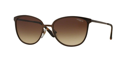 Vogue VO4002S Pillow Sunglasses  934S13-MATTE BROWN 55-18-135 - Color Map brown