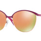 Vogue VO4010S Phantos Sunglasses  50535R-PASTEL FUXIA 57-17-140 - Color Map purple/reddish