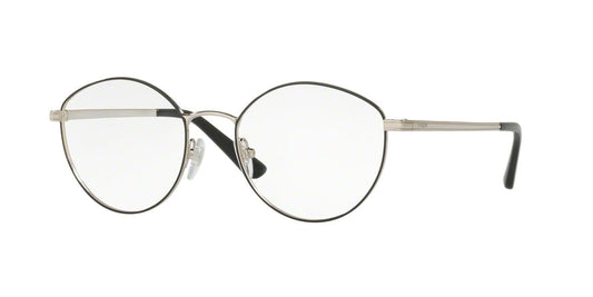 Vogue VO4025 Irregular Eyeglasses  352-TOP BLACK/SILVER 53-18-135 - Color Map black