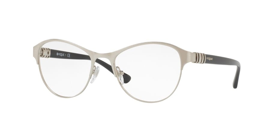 Vogue VO4051 Pillow Eyeglasses  323-SILVER 52-18-140 - Color Map silver