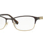 Vogue VO4057B Pillow Eyeglasses  997-TOP BROWN/PALE GOLD 54-17-140 - Color Map brown