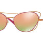 Vogue VO4070S Cat Eye Sunglasses  50354Z-COPPER/FUXIA 57-17-135 - Color Map purple/reddish