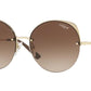 Vogue VO4081S Round Sunglasses  848/13-PALE GOLD 55-17-135 - Color Map gold