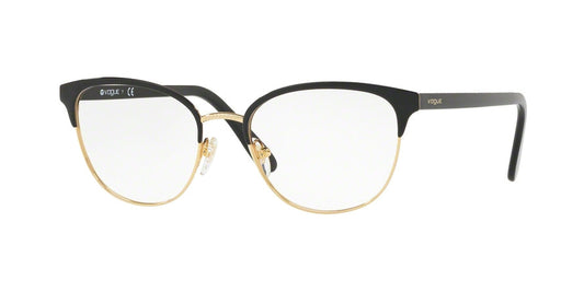 Vogue VO4088 Oval Eyeglasses  352-BLACK 52-18-140 - Color Map black