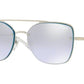 Vogue VO4112S Square Sunglasses  323/7A-SILVER 56-16-135 - Color Map silver