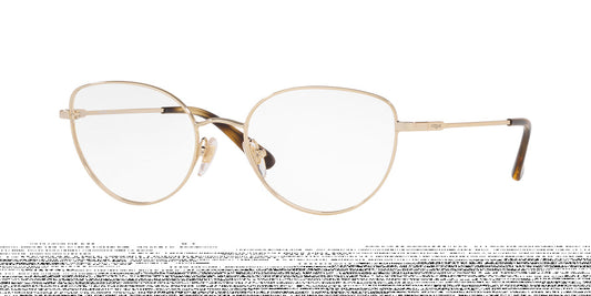Vogue VO4128 Cat Eye Eyeglasses  848-PALE GOLD 52-18-135 - Color Map gold