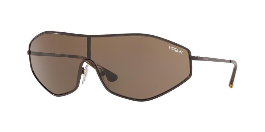 Vogue G-VISION VO4137S Irregular Sunglasses  997/73-BROWN 34-134-120 - Color Map brown