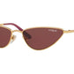 Vogue LA FAYETTE VO4138S Cat Eye Sunglasses  280/69-GOLD 56-16-135 - Color Map gold