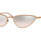 Vogue LA FAYETTE VO4138S Cat Eye Sunglasses  50758Z-ROSE GOLD 56-16-135 - Color Map pink