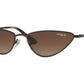 Vogue LA FAYETTE VO4138S Cat Eye Sunglasses  997/13-BROWN 56-16-135 - Color Map brown