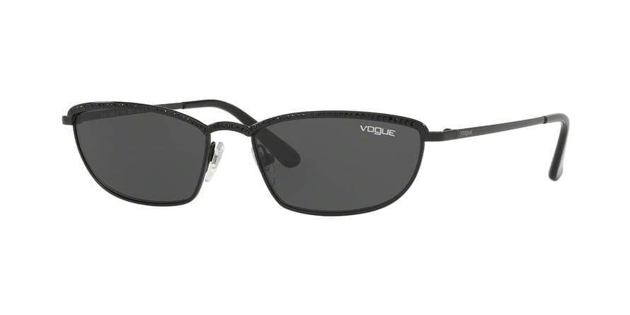 Vogue TAURA VO4139SB Pillow Sunglasses  352/87-BLACK 54-16-135 - Color Map black