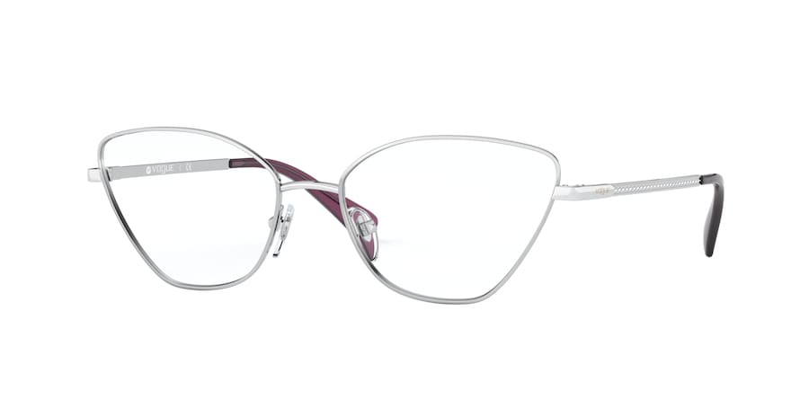 Vogue VO4142B Butterfly Eyeglasses  323-SILVER 52-17-135 - Color Map silver