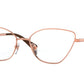 Vogue VO4142B Butterfly Eyeglasses  5075-ROSE GOLD 54-17-135 - Color Map pink