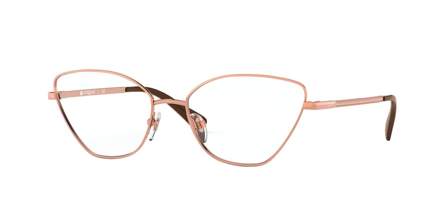 Vogue VO4142B Butterfly Eyeglasses  5075-ROSE GOLD 54-17-135 - Color Map pink