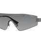 Vogue VO4165S Rectangle Sunglasses  548/11-GUNMETAL 29-129-130 - Color Map gunmetal